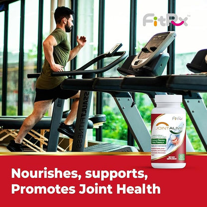 JointAlive Joint Support Supplements for Women & Men, Glucosamine Chondroitin, Relief Joints Discomfort, Cartilage Repair, Healthy Inflammatory Response, as Quickly as 7 Days, 60 Servings
