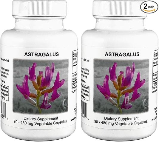 Supreme Nutrition Astragalus Supreme, 90 Pure Huang Qi Vegetarian Capsules (Pack of 2)