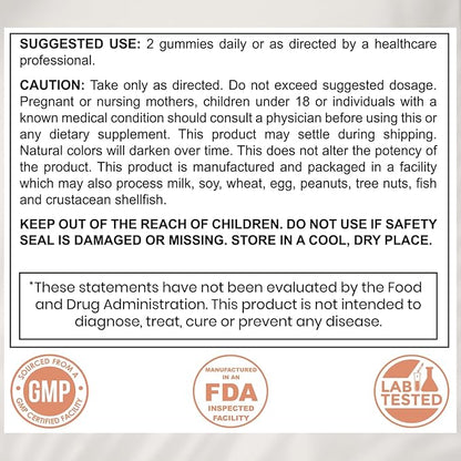 Vitamin D Gummies for Adults (Vitamin D3 2000 IU). Gelatin-Free, Gluten-Free & Non-GMO Vitamin D Gummy. Supports Bones, Muscles, and Immune System. 45 Day Supply. D3 Gummies for Adults