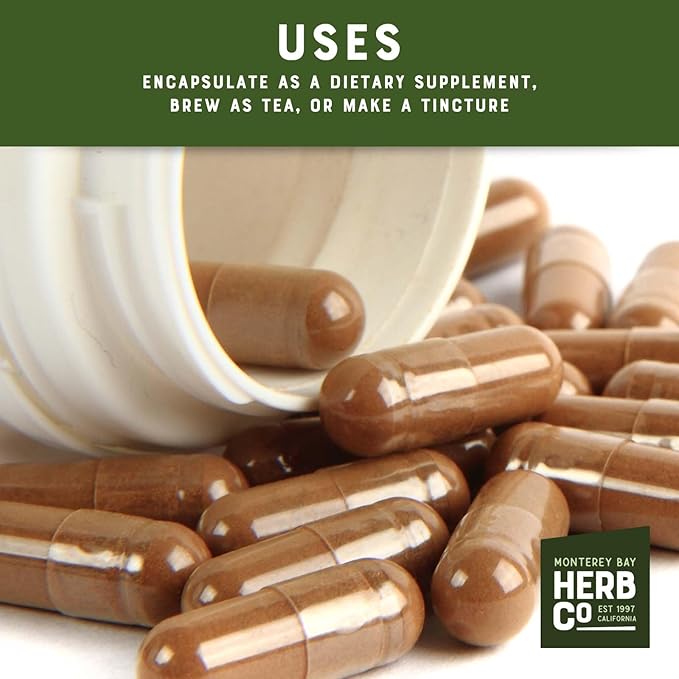 Monterey Bay Herb Co. Saw Palmetto Berry Powder | Can Add to Foods and Smoothies or Used as Dietary Supplement | Rich in Fatty Acids | 1 lb. Bag