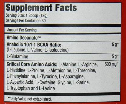 Muscle Meds Amino Decanate, Watermelon, 13.3 Oz