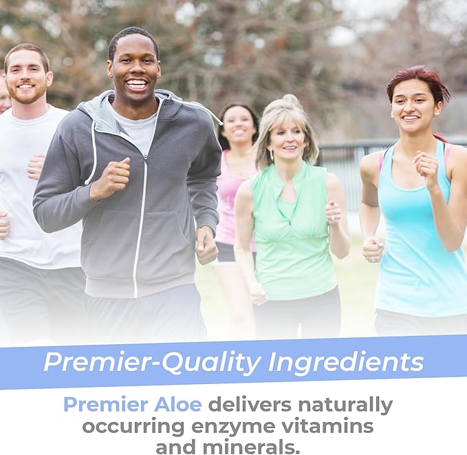 Premier Research Labs Premier Aloe - Aloe Vera Capsules, Aloe Vera Supplement, Acemannan, Aloe Pills for Digestive Health & Immune Support, Aloe Gel Extract Caps - 30 Vegetarian Capsules