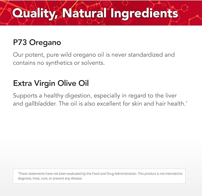 Physician's Strength Wild Oregano Gels Extra Strength - 120 Gelcaps - 100% Wild P73 Oil of Oregano - Non-GMO - 120 Servings