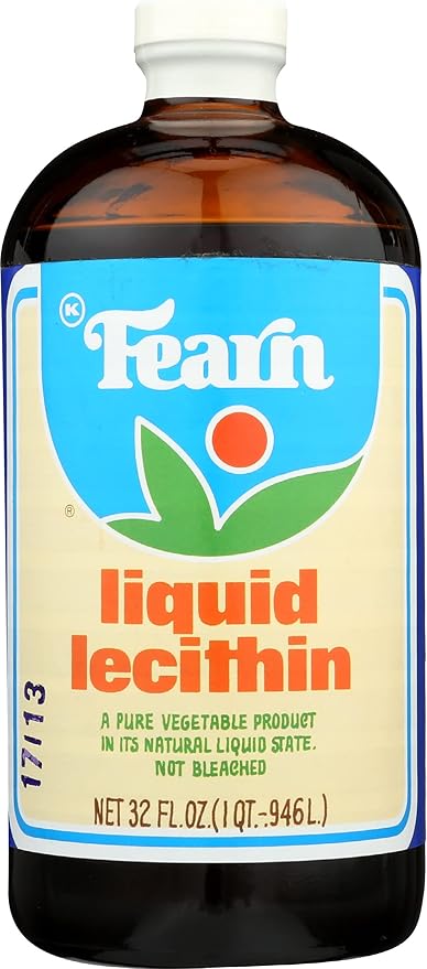 Fearn Liquid Lecithin, Kosher, 32 Fluid Ounces (Pack of 1)