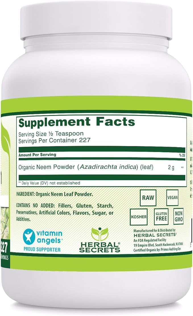 Herbal Secrets Neem Powder 1 Lb