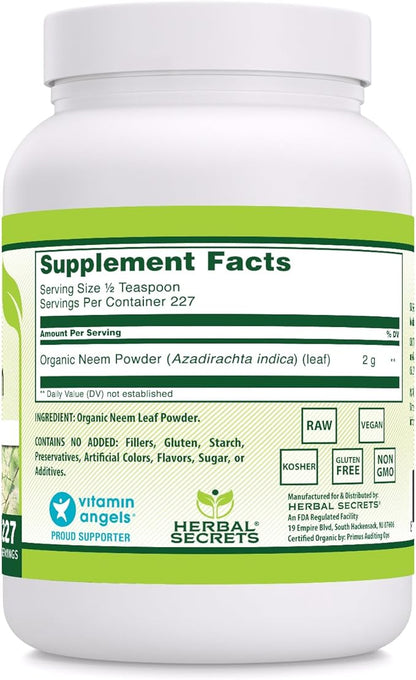 Herbal Secrets Neem Powder 1 Lb