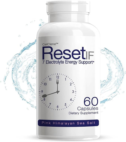 ResetIF, 7 Energy Electrolytes, Methyl B12 & Methly Folate, Green Tea & Green Coffee Extracts, B Complex, Zinc, 72 Trace Minerals