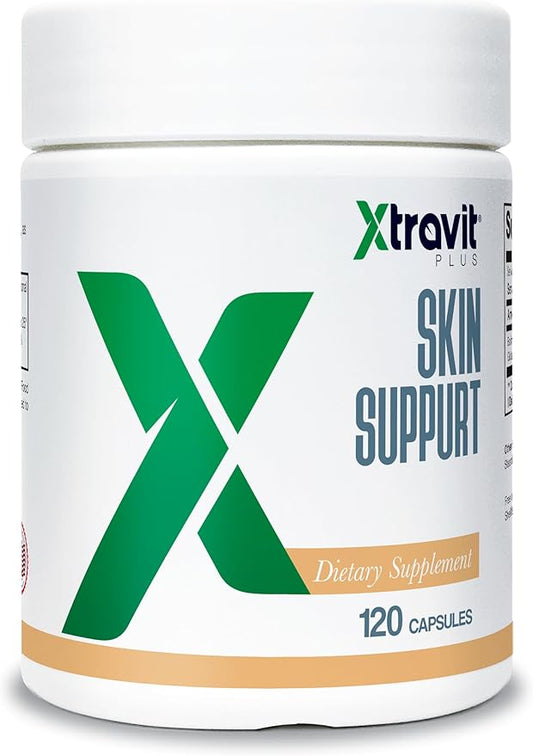 Skin Support Supplement – Natural Collagen Supplements for Men & Women - May Promote Healthy Skin, Hair, & Nail Growth - Non-GMO - No Fillers, Extra Strength 2000 mg, 120 Capsules