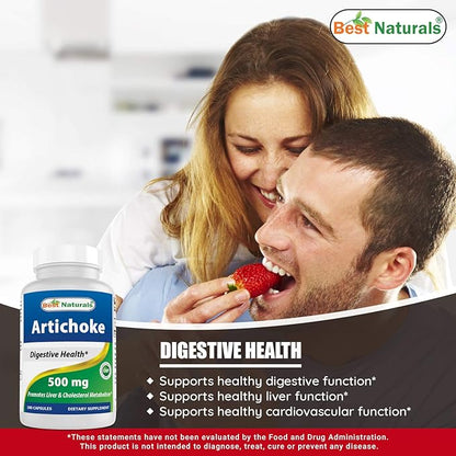 Best Naturals Artichoke Extract 10000 mg & Magnesium Oxide 500 mg
