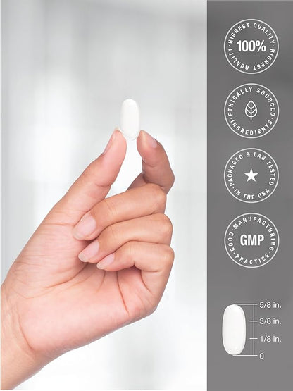 Doctor's Way Magnesium Supplement 500mg | 100 Coated Caplets | Magnesium Oxide | Vegetarian, Non-GMO, Gluten Free