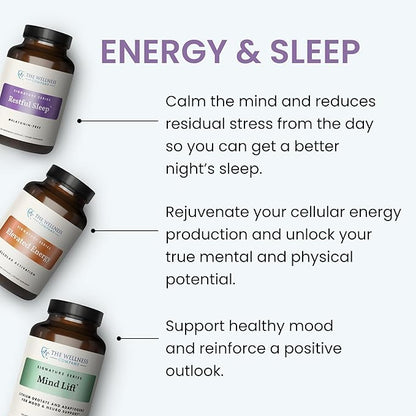The Wellness Company Vitamin B Complex | 30 Capsules (1 Month Supply) | with B1, B2, B3, B5, B6, B7, B9, B12, and Inositol | Non-GMO, Gluten-Free | Supports Energy Production and Metabolic Health