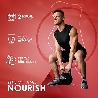 Ambrosial Iron Bisglycinate 28Mg Tablets Pack of 1-120 Tablets