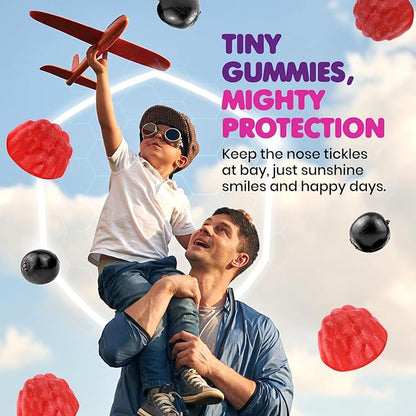 DR. MORITZ Elderberry Gummies for Kids & Toddlers - Immune System Booster- Health Support with Black Sambucus Elderberries Extract - Herbal Immunity Boost Supplement