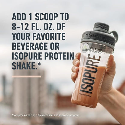 Isopure 100% Pure Creatine Monohydrate Powder, Sugar Free, Unflavored, 5g Creatine Monohydrate Per Serving, 1.1 Lbs, 100 Servings (Packaging May Vary)