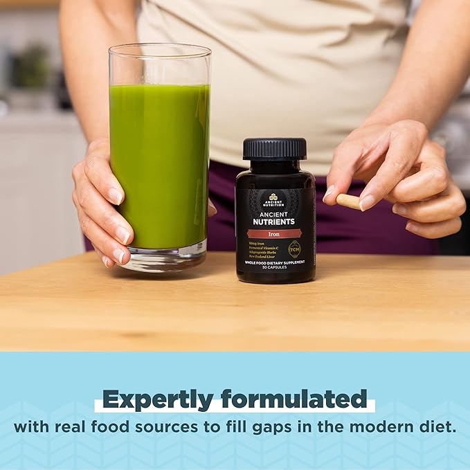 ANCIENT NUTRITION Iron, 30 CT