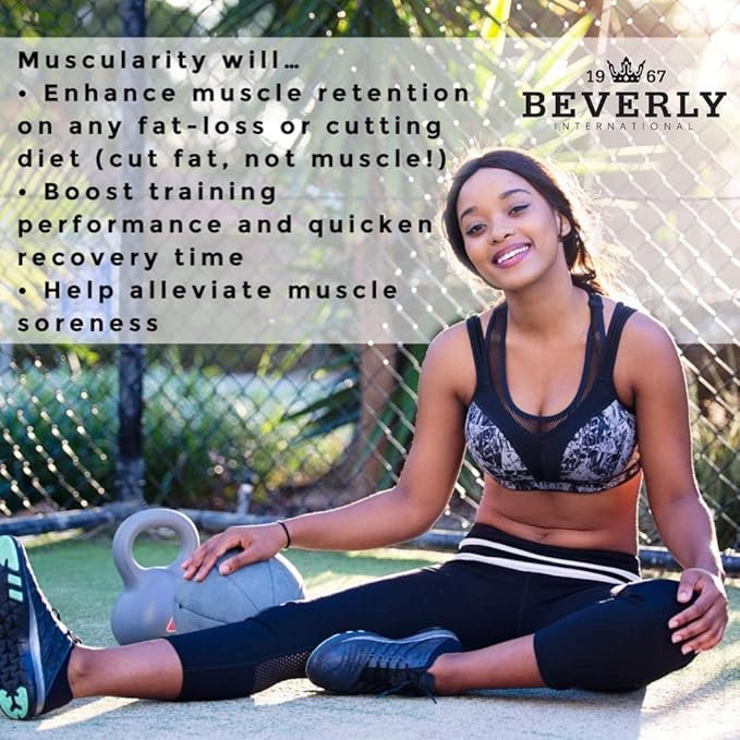 Beverly International Muscularity Specialty BCAA Formula, 180 Capsules. Branched Chain Amino Acids + Chromium Picolinate, B6-B12. Improves Energy Metabolism - Muscle Recovery - Muscle Guard.