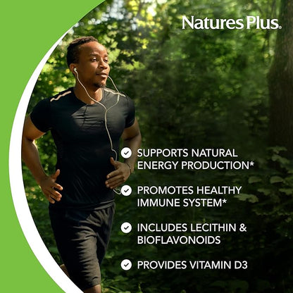 NaturesPlus Adult's Chewable - 60 Tablets, Exotic Red Berry Flavor - Multivitamin & Mineral - Vegetarian, Gluten Free - 60 Servings