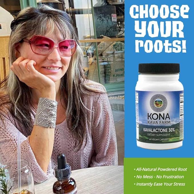 30% Kavalactone Kava Extract Capsules (60 Capsules)