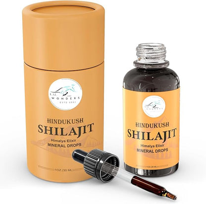 Shilajit Mineral Drops | Shilajit Supplement for Men Women with Trace Minerals | Immune Support,, Energy Boost & Wellness Drops|