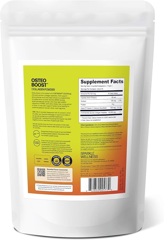 Collagen Magnesium Rest + Restore (Honey Lemonade) [30-Serves] and Osteo Boost (Mixed Berry) [30-Serves | Magnesium, VERISOL & FORTIBONE Bioactive Collagen Peptides