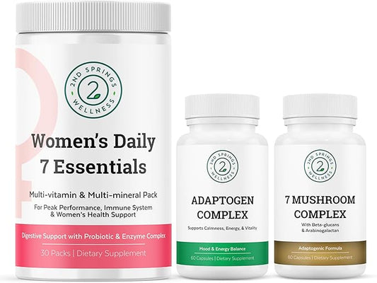 Harmony of Health Bundle: Mushrooms, Essentials, and Adaptogens