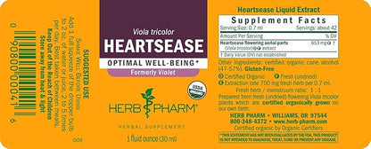 Herb Pharm Certified Organic Violet Liquid Extract, 1 Fl oz