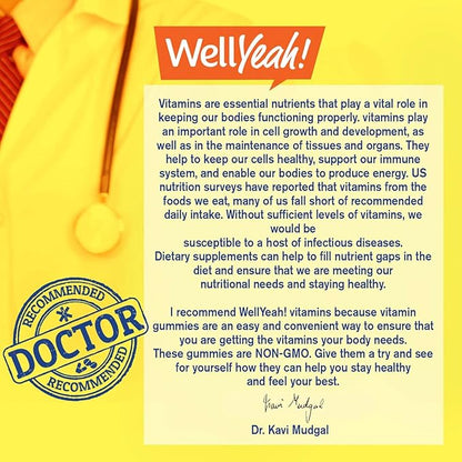 Iron Gummies with Vitamin C -Anemia and Cellular Energy Support, Promotes Red Blood Cell Formation - Energy & Immune System Support -Natural Grape Flavor-60 Gummies