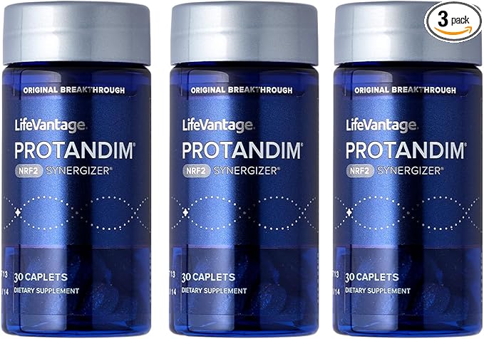 Protandim NRF2 Synergizer (3 Bottles) NRF2 Activator, Antioxidant Nutritional Supplements, NRF2 Activates Antioxidant to Fight Oxidative Stress, Anti Aging Supplement, Blend of 5 Herbal Ingredients