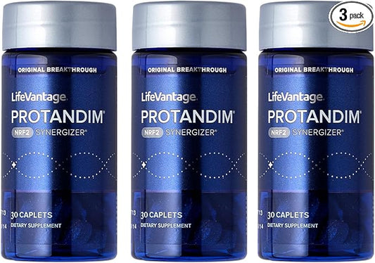 Protandim NRF2 Synergizer (3 Bottles) NRF2 Activator, Antioxidant Nutritional Supplements, NRF2 Activates Antioxidant to Fight Oxidative Stress, Anti Aging Supplement, Blend of 5 Herbal Ingredients
