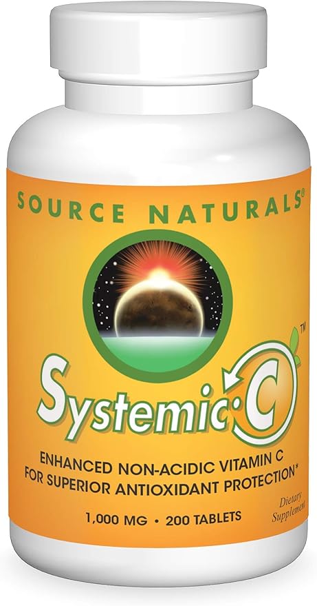 Source Naturals Systemic C, 1000mg - 200 Tablets