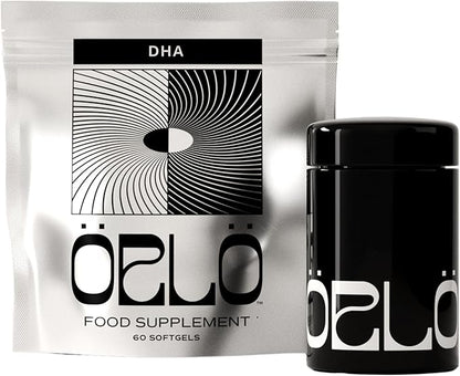 Orlo DHA - Vegan DHA Omega 3 Supplement - Triple Strength Omega3s - Plant Based DHA & EPA Fatty Acids Algae Omega-3 Oil - Krill or Fish Oil Alternative (60 Mini Softgels KIT)