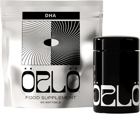 Orlo DHA - Vegan DHA Omega 3 Supplement - Triple Strength Omega3s - Plant Based DHA & EPA Fatty Acids Algae Omega-3 Oil - Krill or Fish Oil Alternative (60 Mini Softgels KIT)