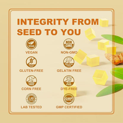 NEVISS Vegan Iron Gummies for Women & Men – Carbonyl Iron 25mg & Turmeric Extract 600mg with Vitamins C, A, B6, B12 & Folate Gummy Supplement for Energy, Immune & Red Blood Cell Support, 120Cts