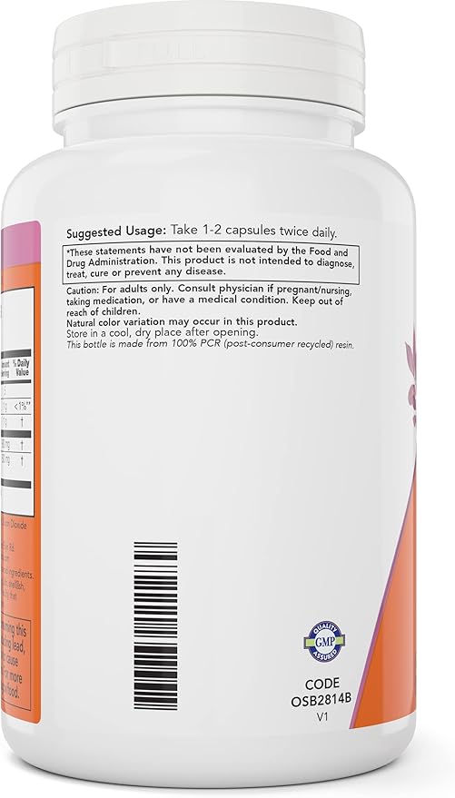 NOW Foods Mannose Cranberry, 120 Veg Capsules - with PAC - 450mg dMannose, 250mg Whole Cranberry - Bladder Cleanse and Urinary Tract Health* - Vegan Friendly Supplement, Non-GMO