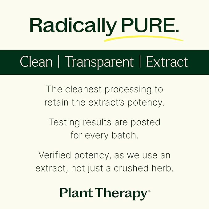 Plant Therapy Holy Basil Herbal Supplement Capsules, Supports Emotional Stability & Positive Mood, Combats Fatigue & Mental Tension, 120 Vegetarian Capsules (4 Month Supply), Made in The USA