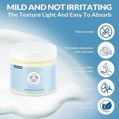 Magnesium Lotion for Kids - Magnesium Lotion for Sleep - Soothing Relief & Relaxation - Topical Magnesium Cream Helps Kids Stay Calm at Bedtime and During The Night - Without Melatonin（3.53 oz）