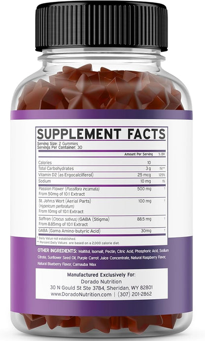 Saffron (60 Gummies) Premium 5 in 1 Advanced Formula - Delicious Raspberry Flavor and Glucosamine Chondroitin Joint Supplement (60 Count) Joint Supplements for Men & Women - Vegan Safe & Made in USA