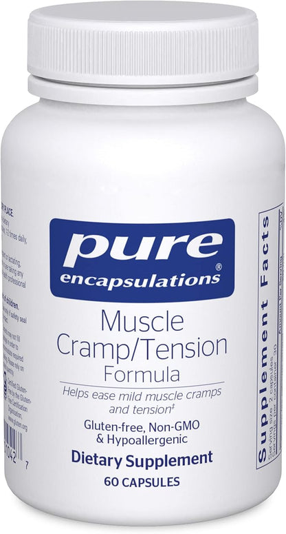 Pure Encapsulations Muscle Cramp/Tension Formula | Hypoallergenic Supplement to Reduce Occasional Muscle Cramps/Tension and Promote Relaxation | 60 Capsules