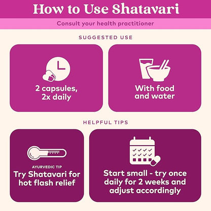 ORGANIC INDIA Shatavari Capsules - Herbal Supplement, Supports Hormonal Balance, Immune System Support, Vegan, Gluten-Free, USDA Organic, Supports Reproductive Health - 90 Capsules