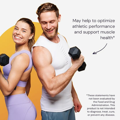 Healthy Origins® Performance Creatine with Creapure®, Unflavored Micronized Powder, Supports Muscle Function, Energy & Recovery, 21.2oz (600g), 120 Servings