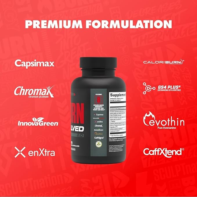 Sculpt Nation by V Shred Burn Evolved 2.0 and BCAA Powder Fruit Punch Bundle