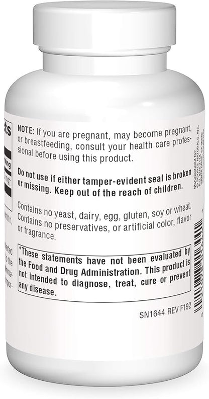 Source Naturals L-Glutamine - Free Form Amino Acid That Supports Metabolic Energy - 100 Capsules