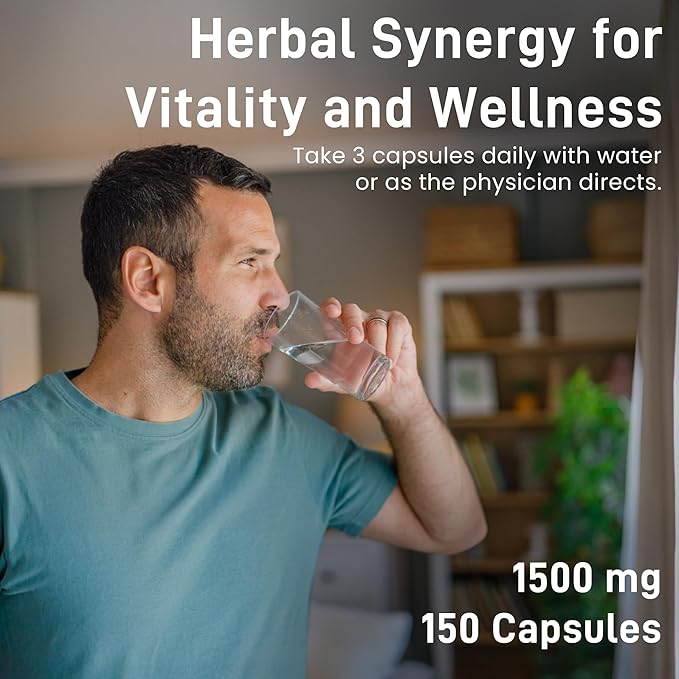 Organic Aura Neem Supreme Capsules. 150 Veg Capsules. Triple Complex - Max Strength Pure High-Potency Azadirachta Indica Capsule. Natural Antioxidant, Skin Health, Abundant Immunity Support.