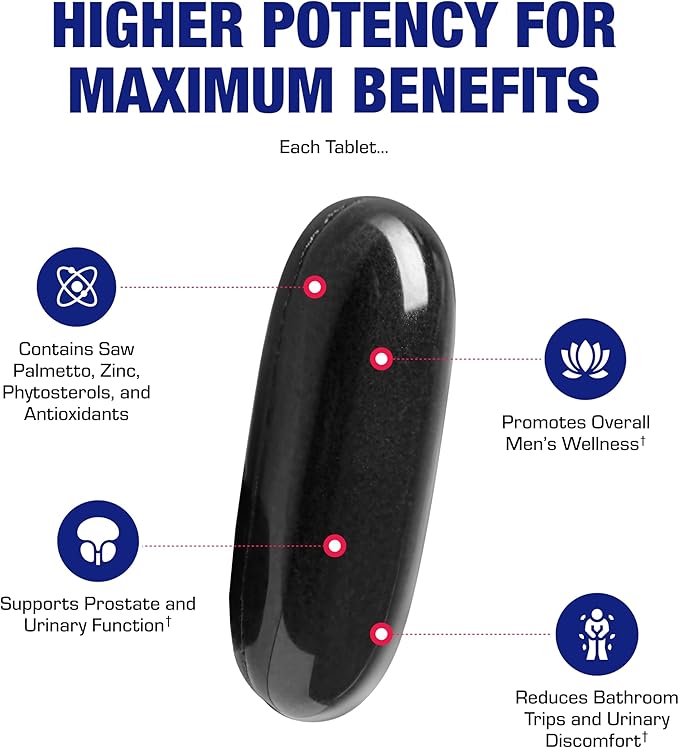 Prostana Prostate Health Supplement for Men - Clinical Formula Herbal Complex with Beta Sitosterol Saw Palmetto and Pumpkin Seed Oil for Prostate Support - Non-GMO & Made in The USA - 1 Month Supply