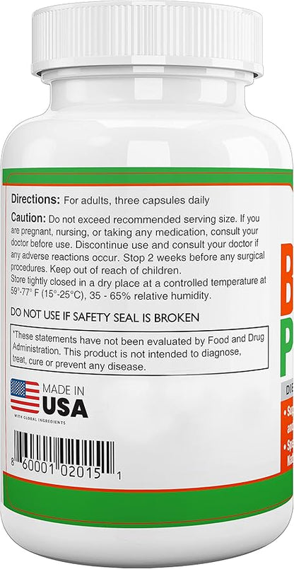 Spectra Vitamins Brain Power, Supports Focus, Nootropics, Improves Memory, Alertness for Men & Women, Ginkgo Biloba, Gotu Kola, 60 Capsules,