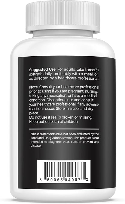 VANI Omega 3 Fish Oil - Pharmaceutical Grade - 2520mg with EPA & DHA, Made in USA with Premium Germany Fish Oil KD-PÜR® - 90 Softgels