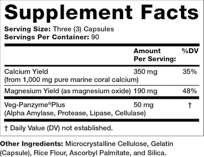Olympian Labs Coral Calcium | 1g Per Serving | 1000 mg | 270 Capsules Supporting Healthy Bones and Joints