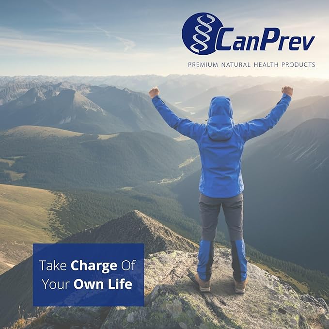 CanPrev Magnesium BisGlycinate 200mg Gentle 60 Veg Caps, 60-Day Supply, Chelated Magnesium Supplement for Bone & Muscle Support, Easy to Digest, Promote Relaxation & Comfort, Vegan, Non-GMO, No Sugar