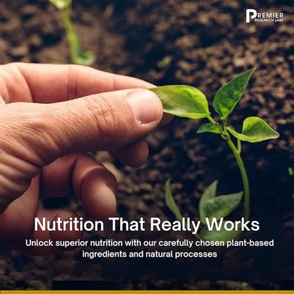 Premier Research Labs Premier Organic Greens - Super Greens Powder, Greens Superfood Powder for Drinks, Green Juice, Nutrition Support, Supergreens for Men & Women, Spinach, Alfalfa, Chlorella - 10 oz