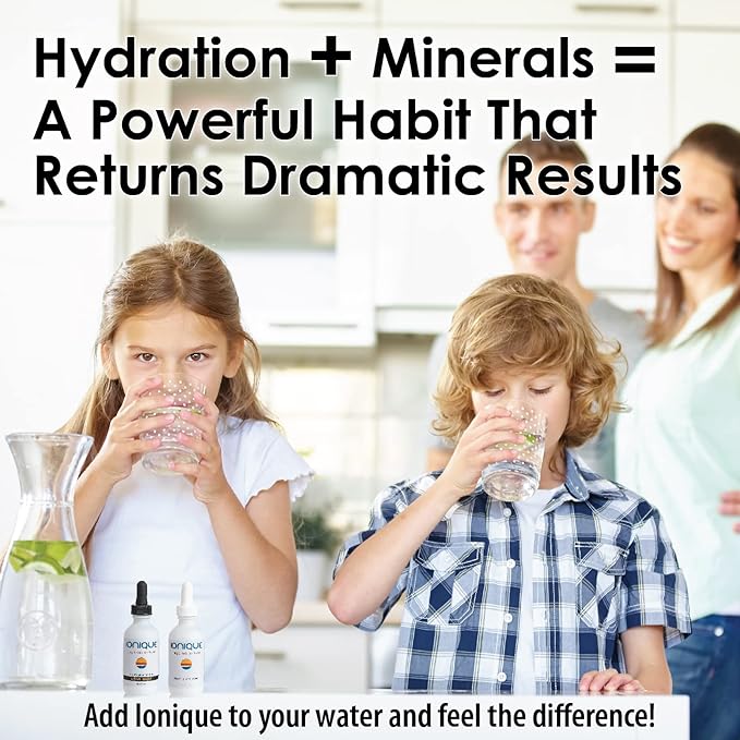 Mineral Supplement for Water - Make Ultra-Premium Mineral Water - Magnesium, Trace Mineral & Electrolyte Hydration System, Mineralize Filtered and RO Water, Two 2 oz Bottles of Liquid Drops